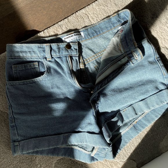 American Apparel High Waist Shorts, Size 26 - Picture 3 of 5